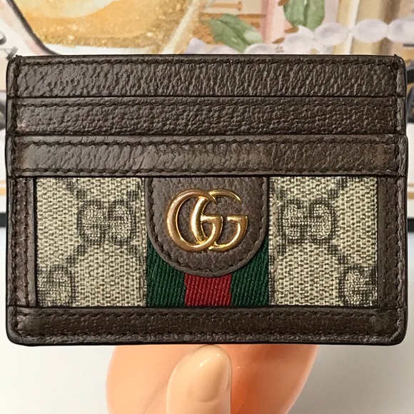 GUCCI Ophidia GG Supreme Card Holder โค๏ธ - Picture 7 of 17